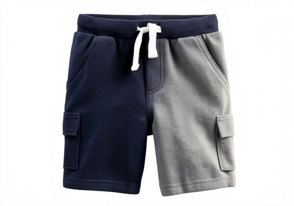 Carters Boys Knit Cargo Shorts Adjustable Drawstring 2-Pack-0