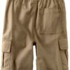 Boys Cotton Cargo Shorts The Childrens Place Elastic Waist-1