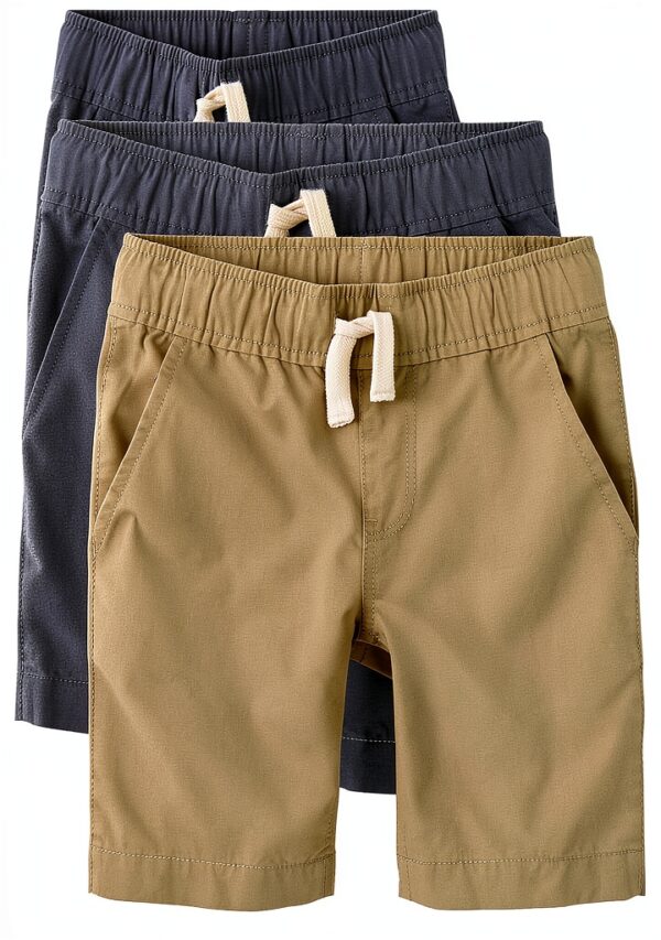 Boys Jogger Shorts Cotton Multipack The Childrens Place-0