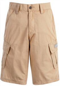 HBBQ9 Boys Cargo Shorts Cotton Adjustable Waist Comfort Fit-0