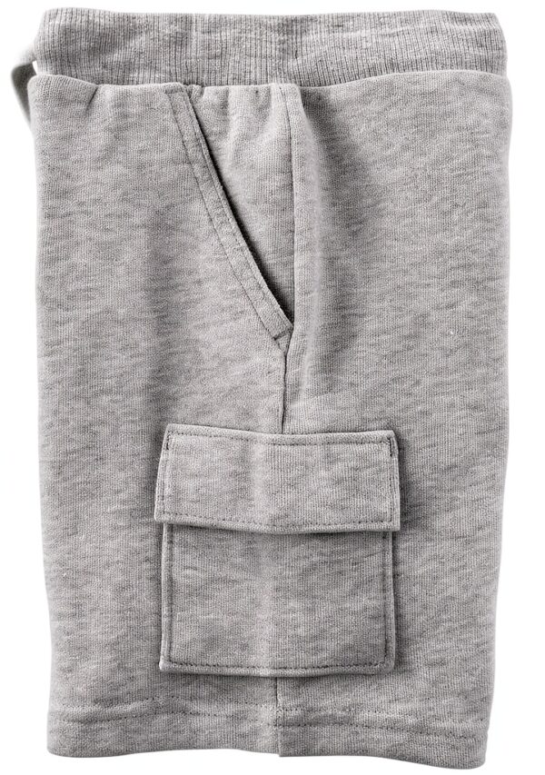 Carters Boys Knit Cargo Shorts 2-Pack Adjustable Drawstring-1