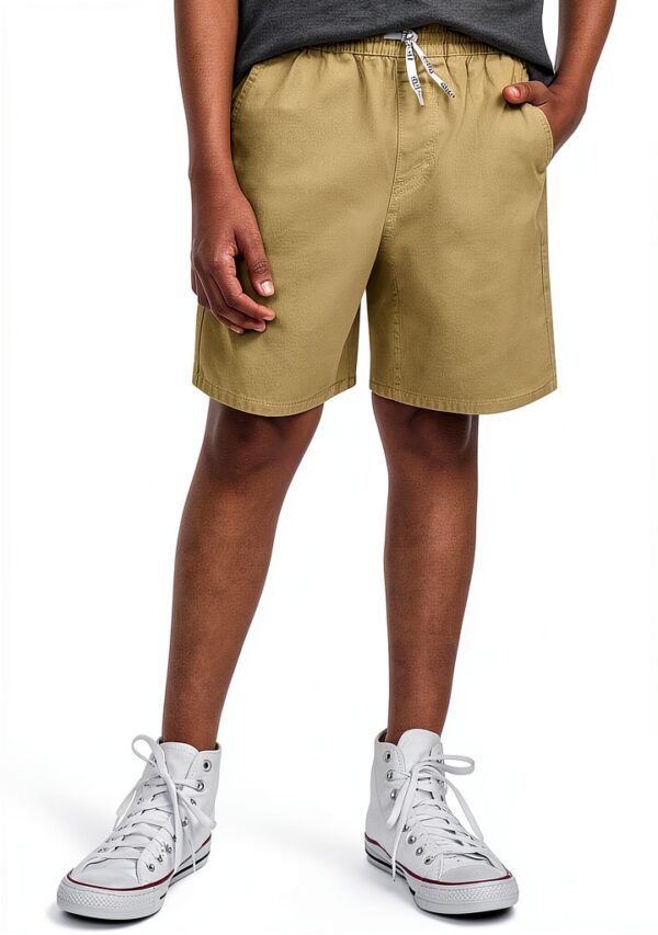Levis Boys Shorts Soft Twill Fabric Elastic Waistband-1