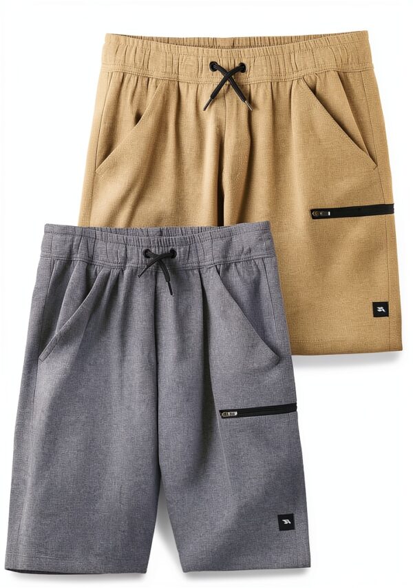 Tony Hawk Boys Skateboard Shorts Polyester Spandex 2 Pack-0