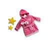 Spasilk Baby Hooded Bathrobe Terry Cloth Set Booties-4