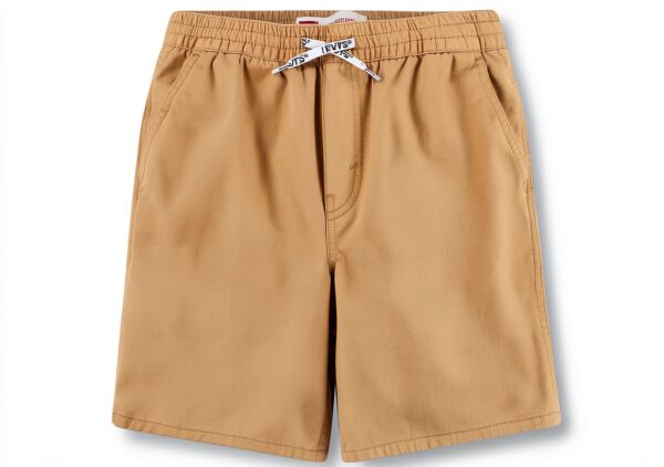Levis Boys Shorts Soft Twill Fabric Elastic Waistband-0