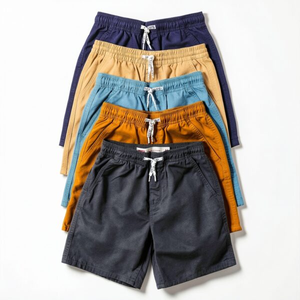 Levis Boys Shorts Soft Twill Fabric Elastic Waistband-9